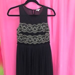 En Crème Chiffon Dress Worn Once